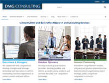 Tablet Screenshot of dmgconsult.com